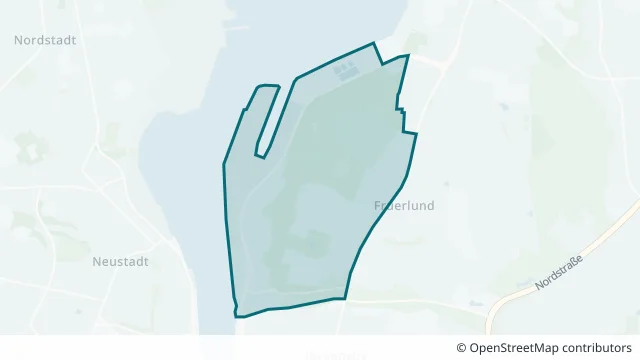 Kartendarstellung des Gebiets Blasberg in Flensburg