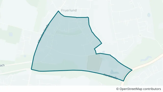 Kartendarstellung des Gebiets Bohlberg in Flensburg
